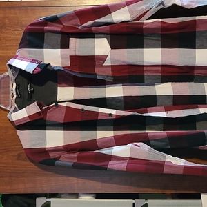 Plaid button up shirt